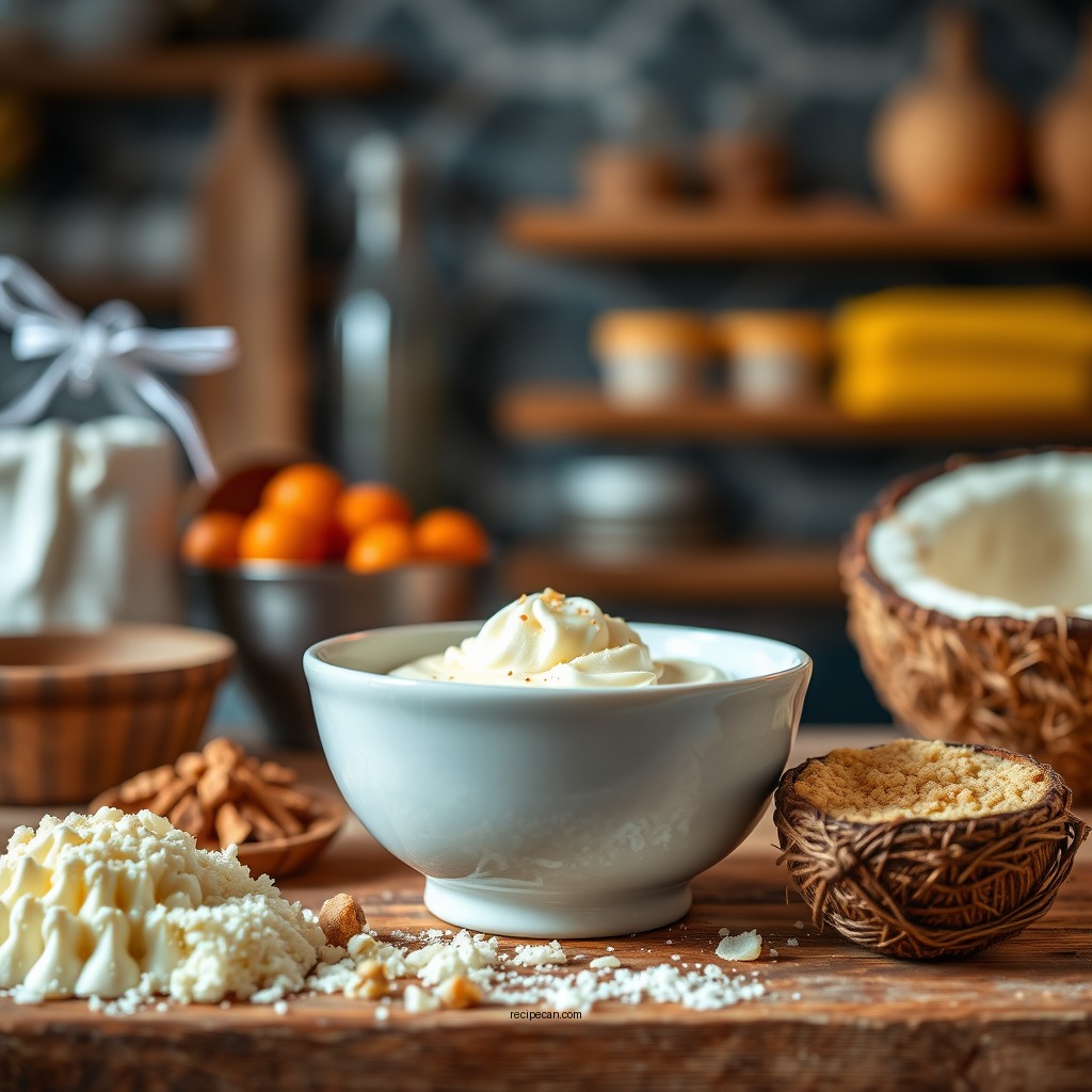 Ingredients You’ll Need - coconut custard recipe