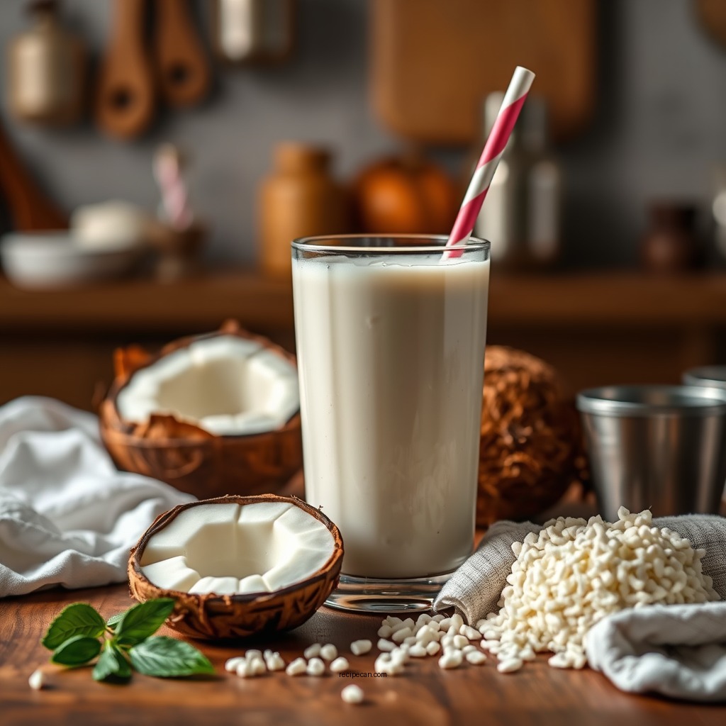 Ingredients You'll Need - coconut milk smoothie recipe