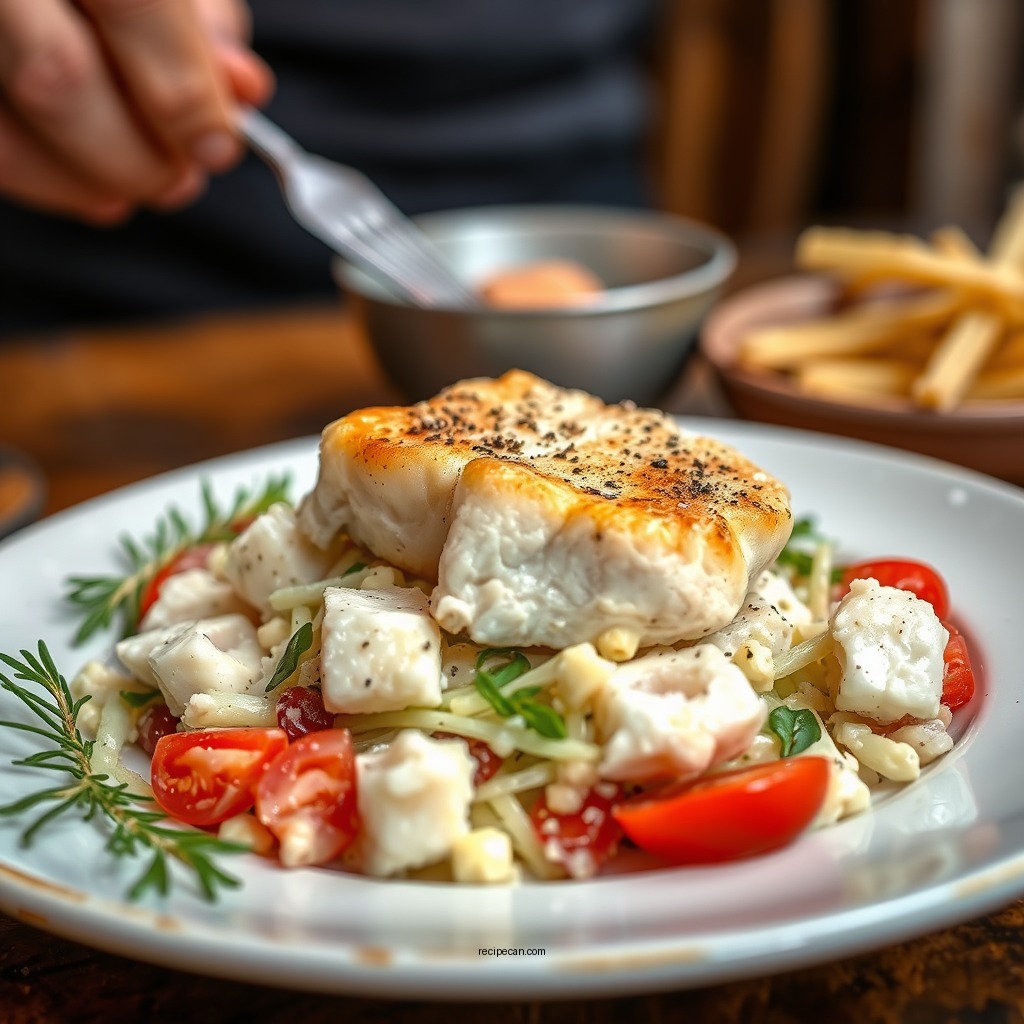 Classic Cod Salad - cod salad recipes