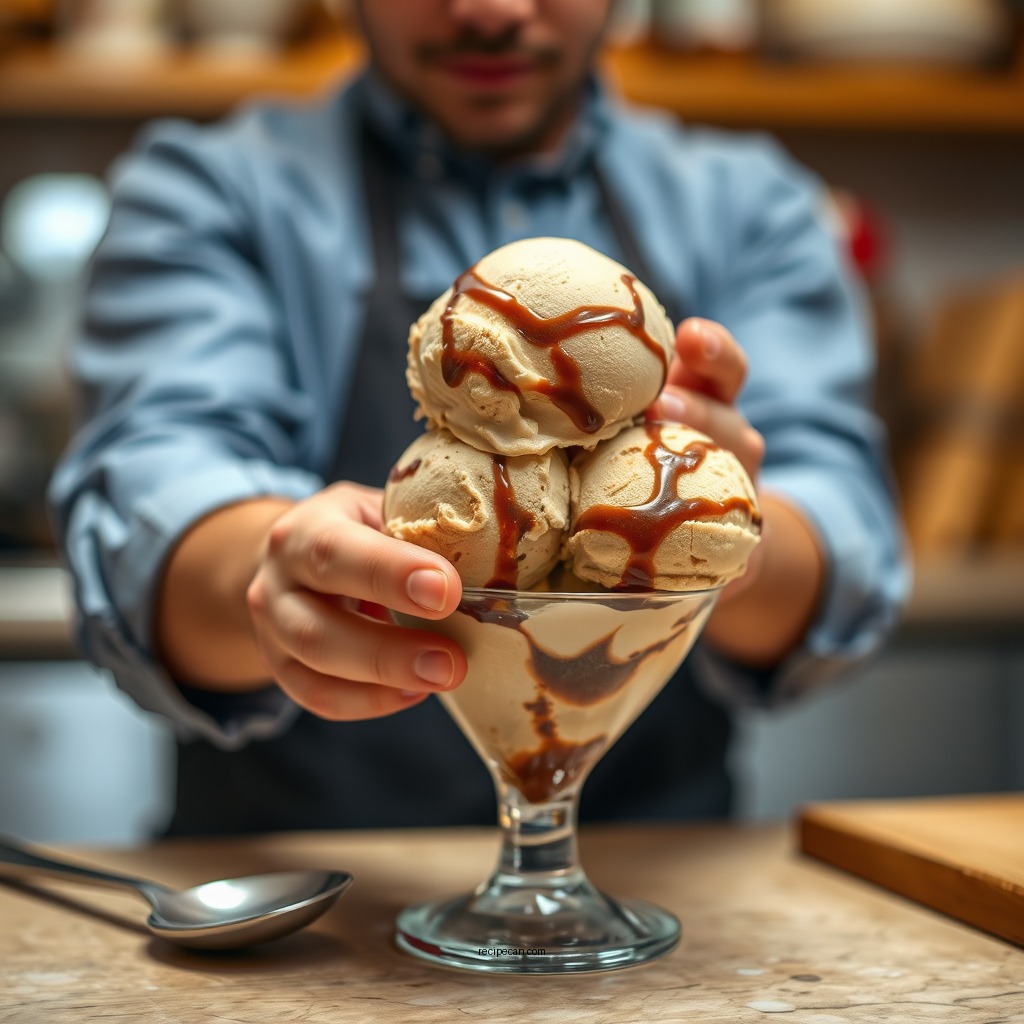 Preparation Steps - coffee ice cream recipe without eggs