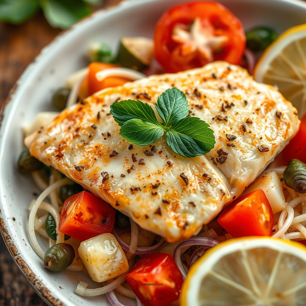 Tropical Tilapia Salad - cold talapia salad recipes