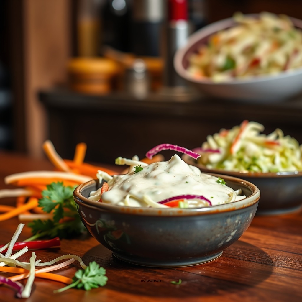 Key Ingredients for No Mayo Coleslaw Dressing - coleslaw dressing recipe no mayo