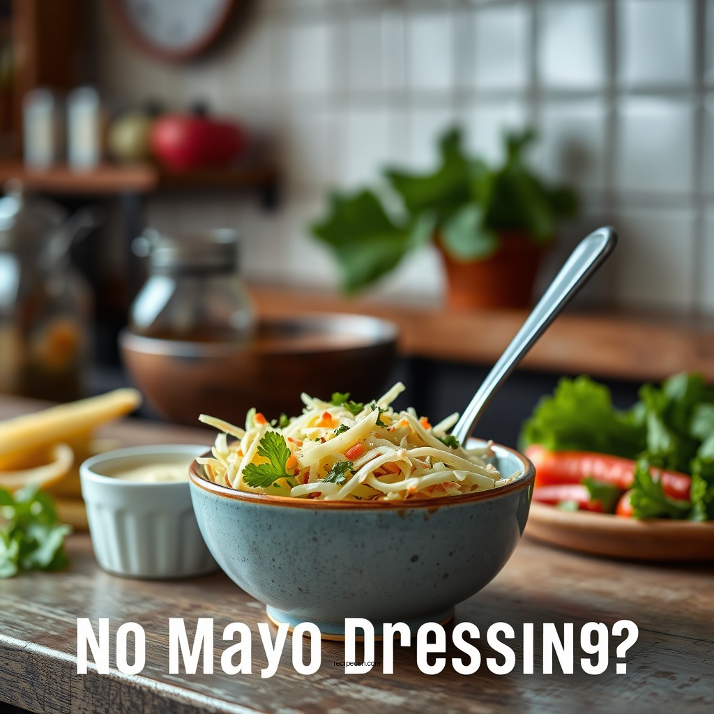 Why Choose No Mayo Dressing? - coleslaw dressing recipe no mayo