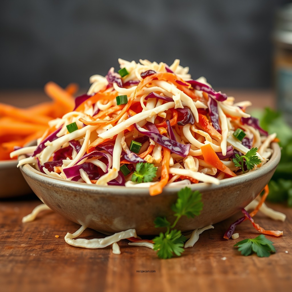 Ingredients for the Perfect Coleslaw - coleslaw recipe for bbq pulled pork