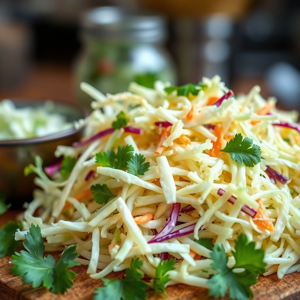 Ingredients for the Perfect Coleslaw - coleslaw recipe for fish tacos