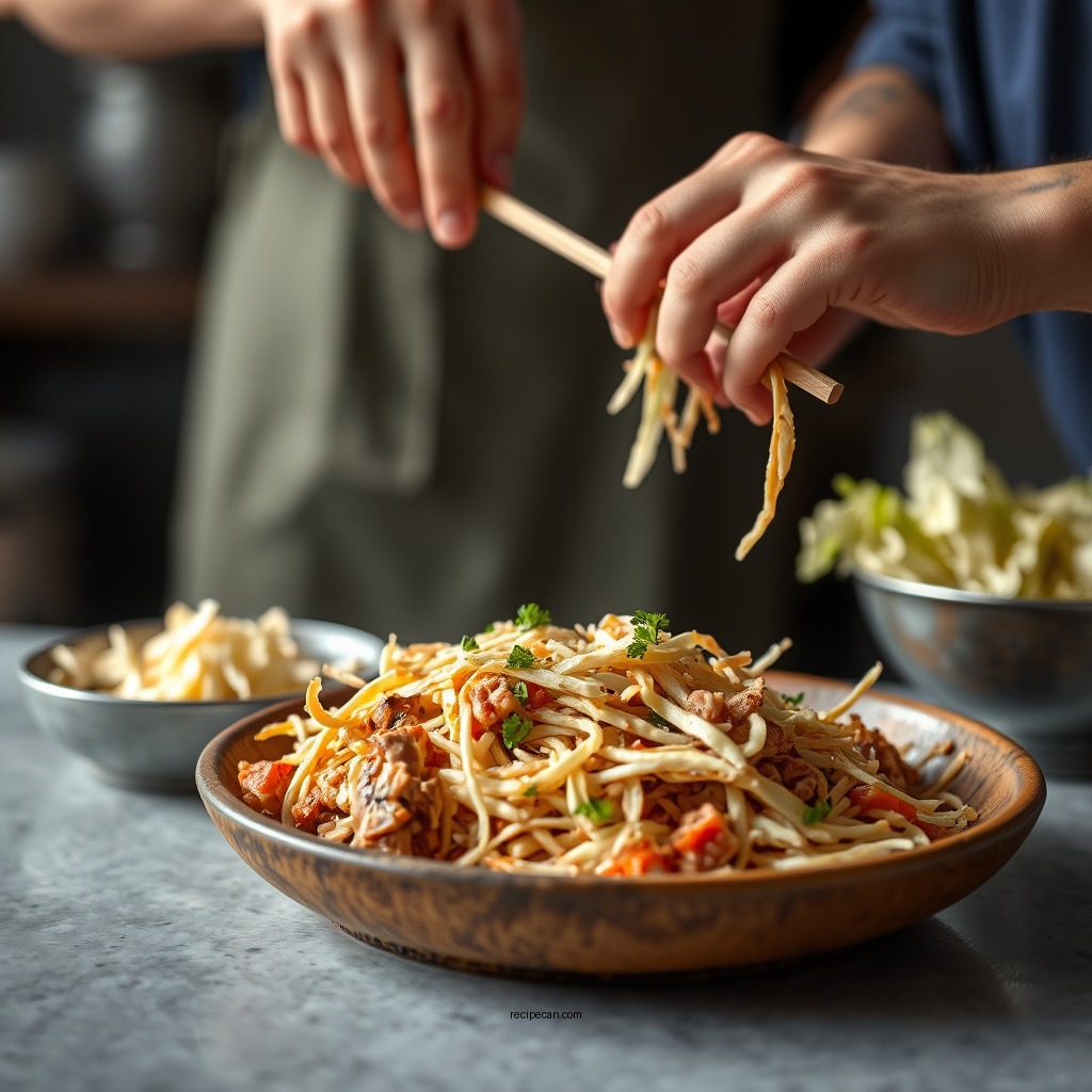 Step-by-Step Preparation - coleslaw recipe for pulled pork