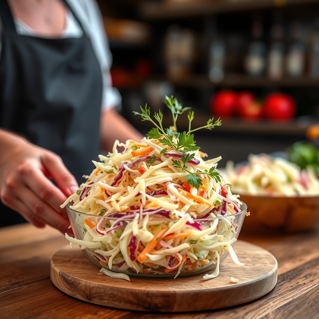 Fresh Ingredients for the Best Flavor - coleslaw recipe no mayo