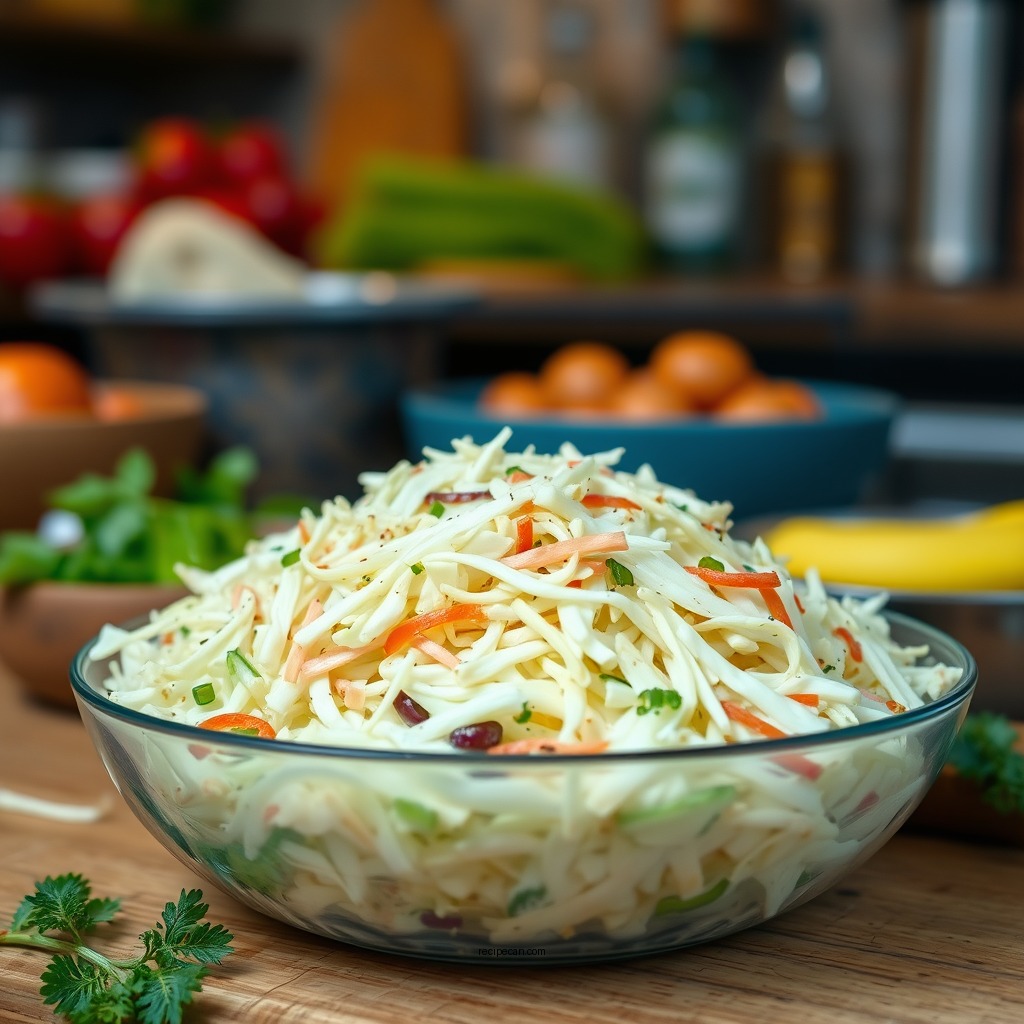 Ingredients for Vegan Coleslaw - coleslaw recipe vegan