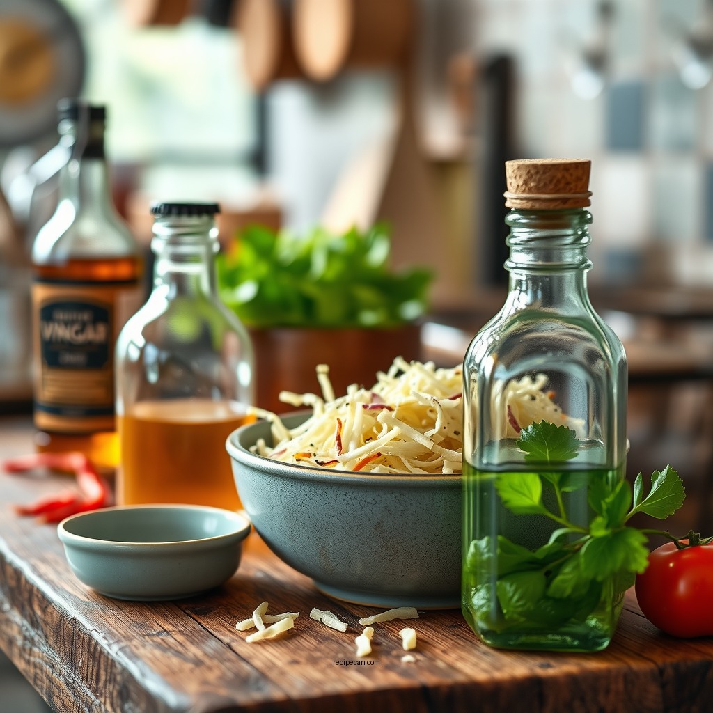 Choosing the Right Ingredients - coleslaw recipe vinegar
