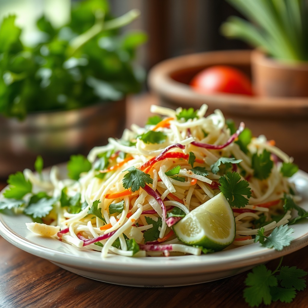 Ingredients You'll Need - coleslaw recipe with cilantro and lime