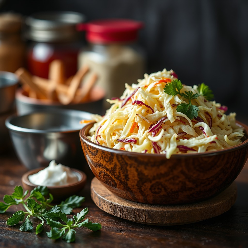 Ingredients You'll Need - coleslaw recipe with mayo