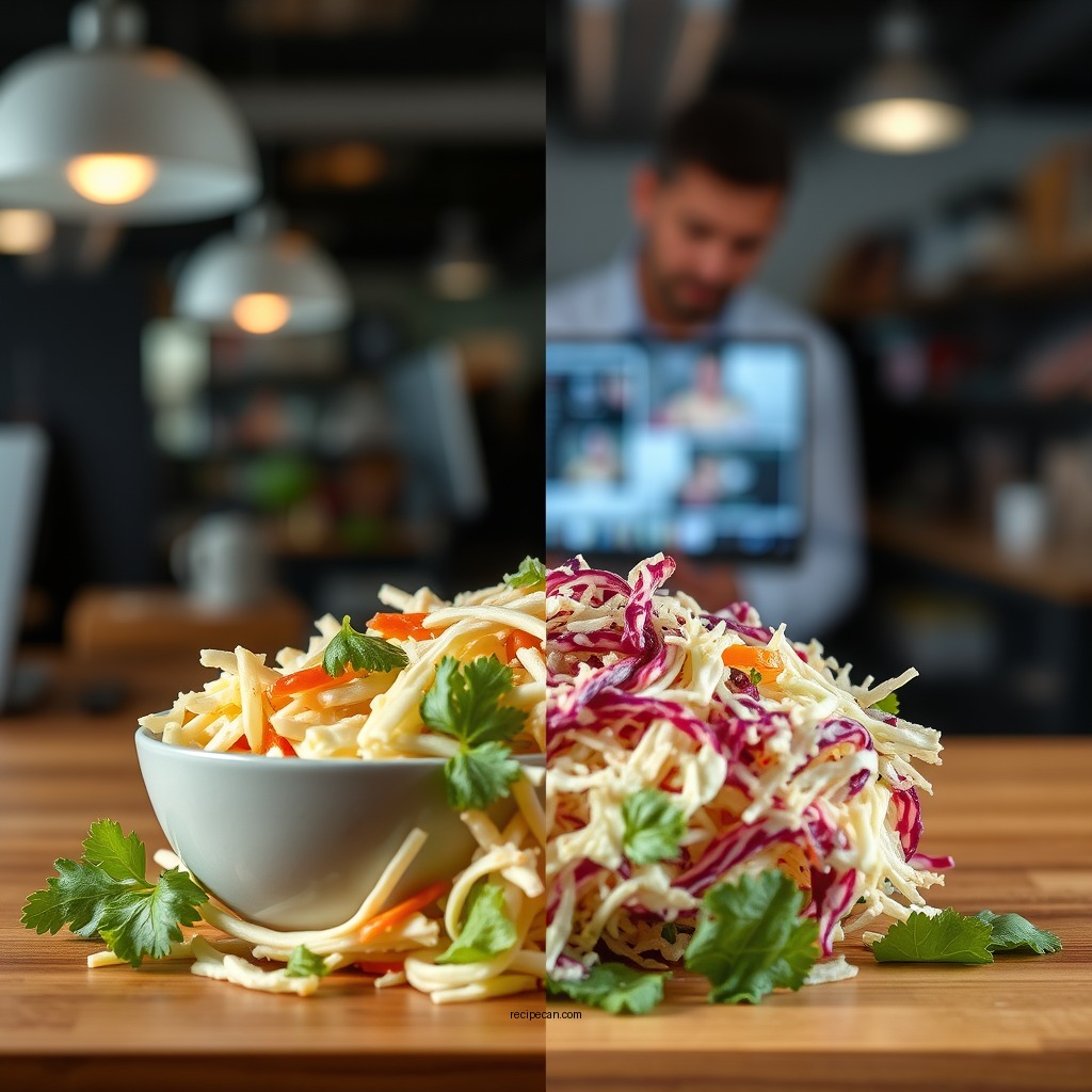 Dressing Alternatives for Flavor - coleslaw recipe without mayonnaise