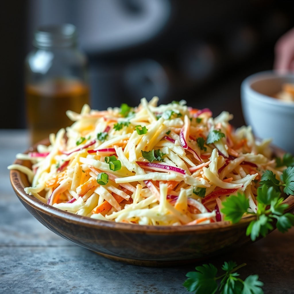 Apple Cider Vinegar Coleslaw - coleslaw recipes with vinegar