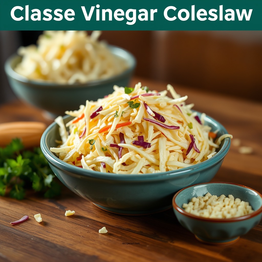 Classic Vinegar Coleslaw - coleslaw recipes with vinegar