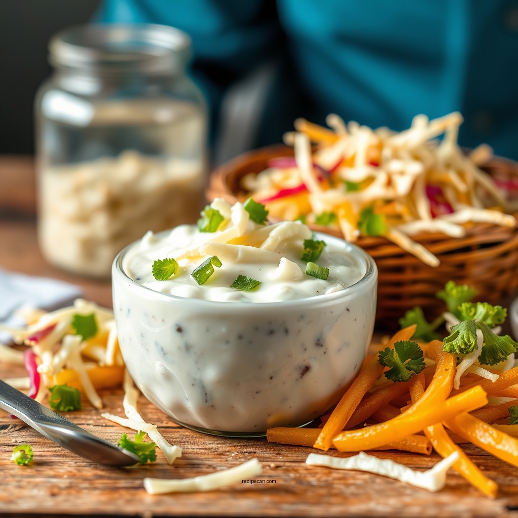Classic Creamy Coleslaw Dressing - coleslaw salad dressing recipe