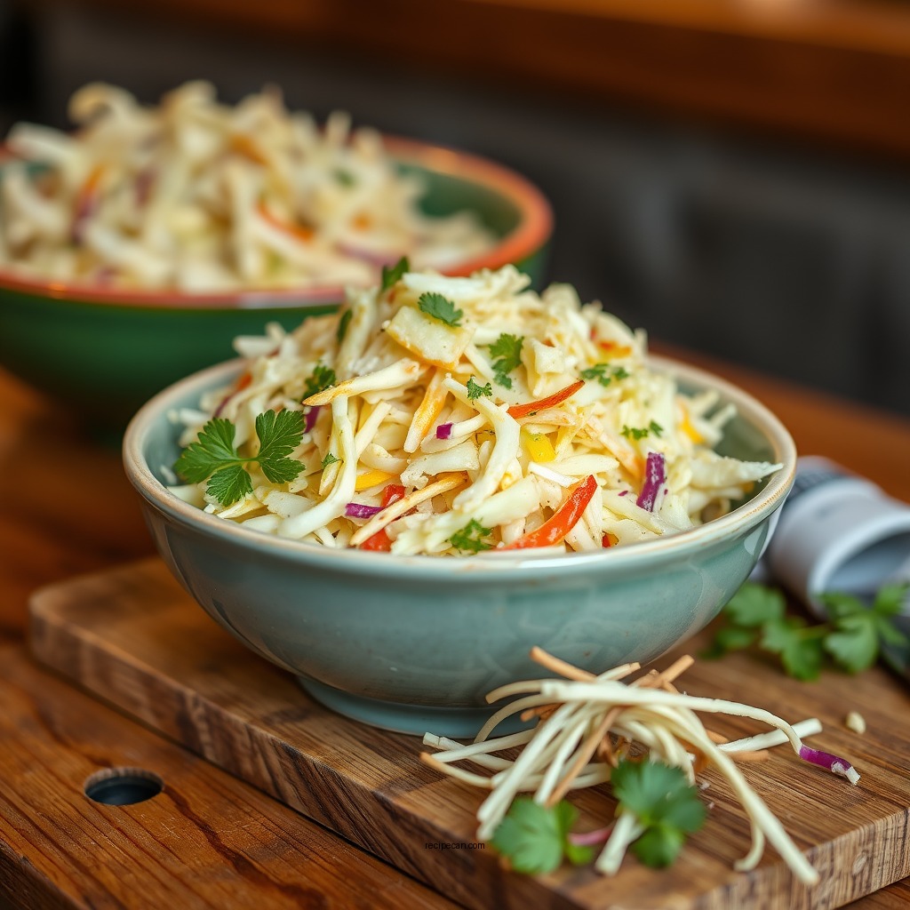 Tangy Mustard Coleslaw - coleslaw vinegar recipes