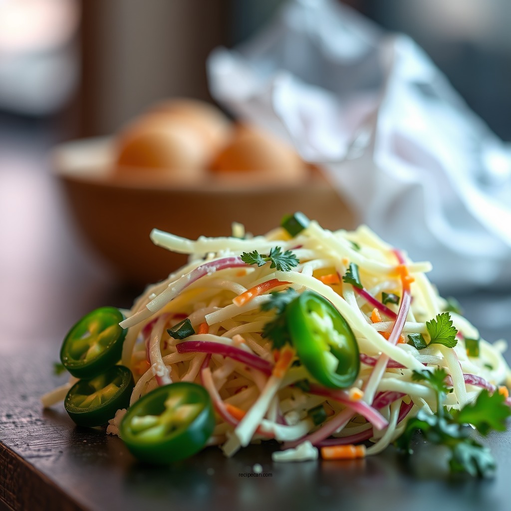 Ingredients Needed for Jalapeno Coleslaw - coleslaw with jalapeno recipe