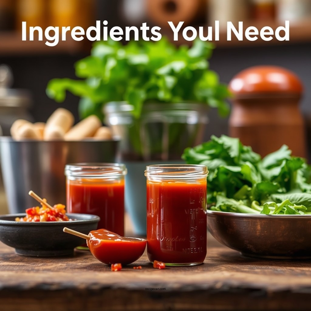 Ingredients You'll Need - comeback sauce recipe
