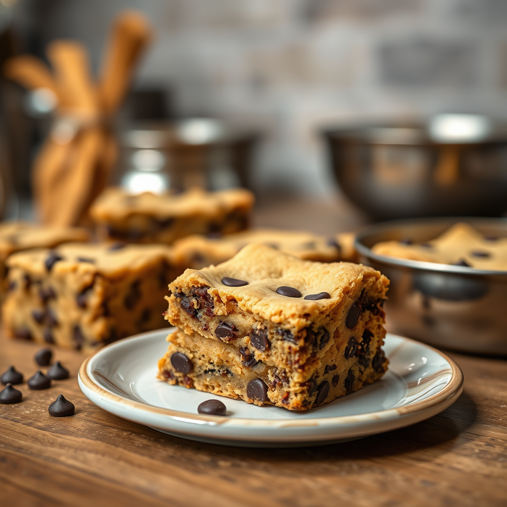 Classic Chocolate Chip Cookie Bars - cookie bar recipes