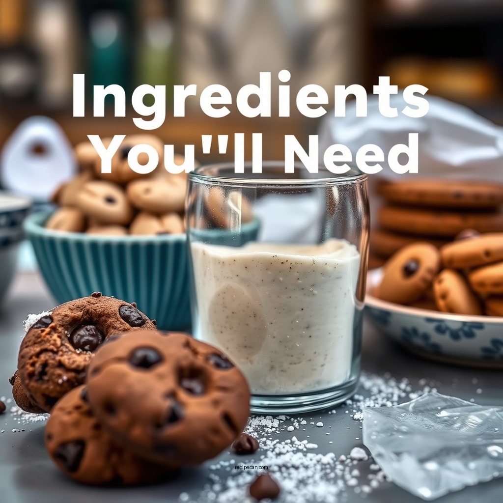 Ingredients You'll Need - cookies and cream mousse recipe