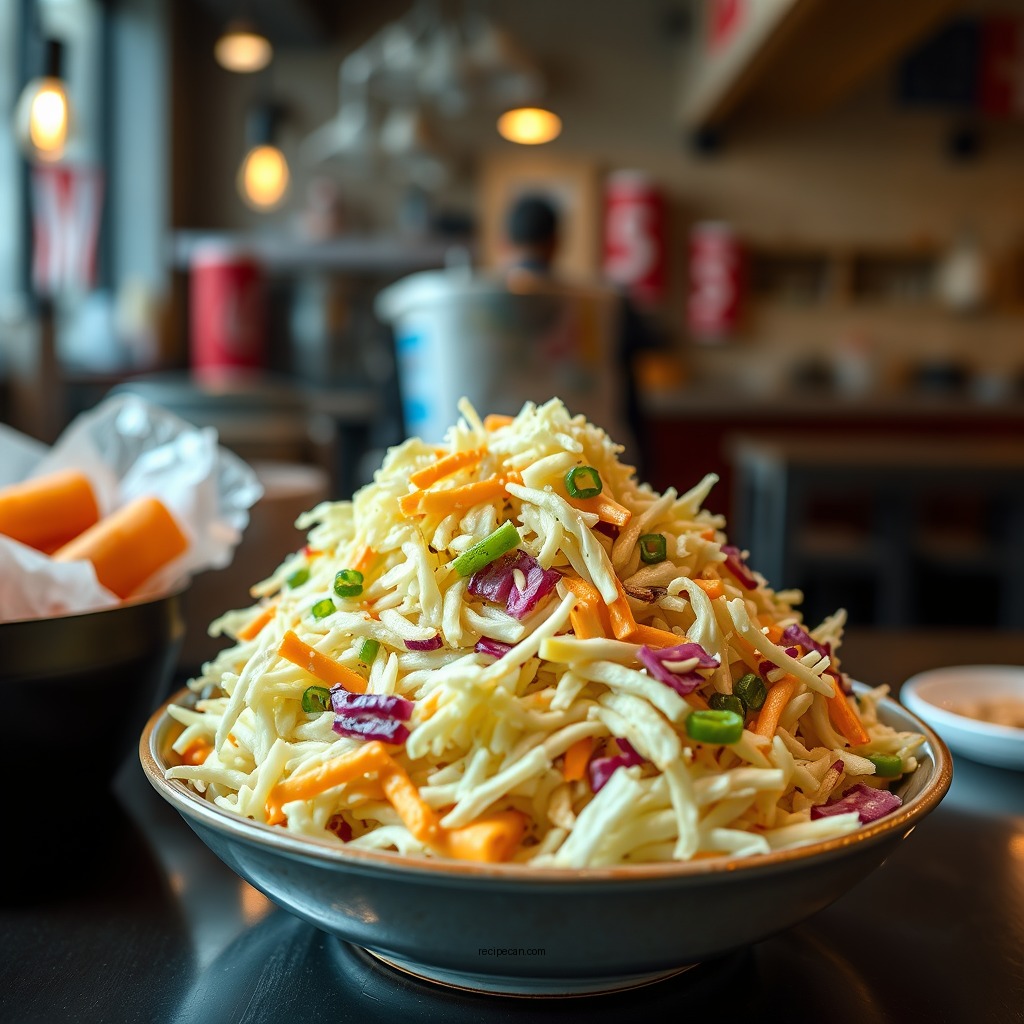 The Secret Ingredients of KFC Coleslaw - copycat restaurant recipes kfc coleslaw