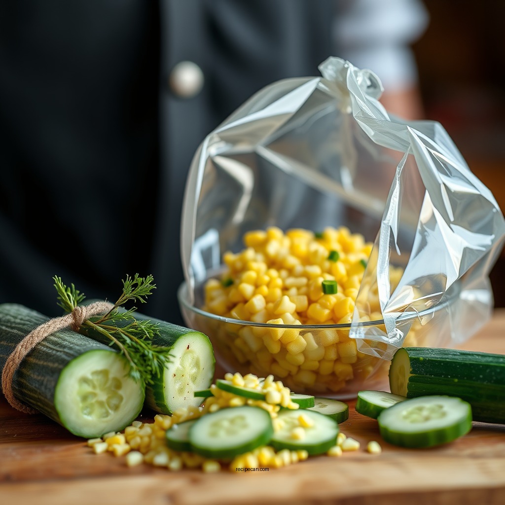 Ingredients You'll Need - corn and cucumber salad recipe