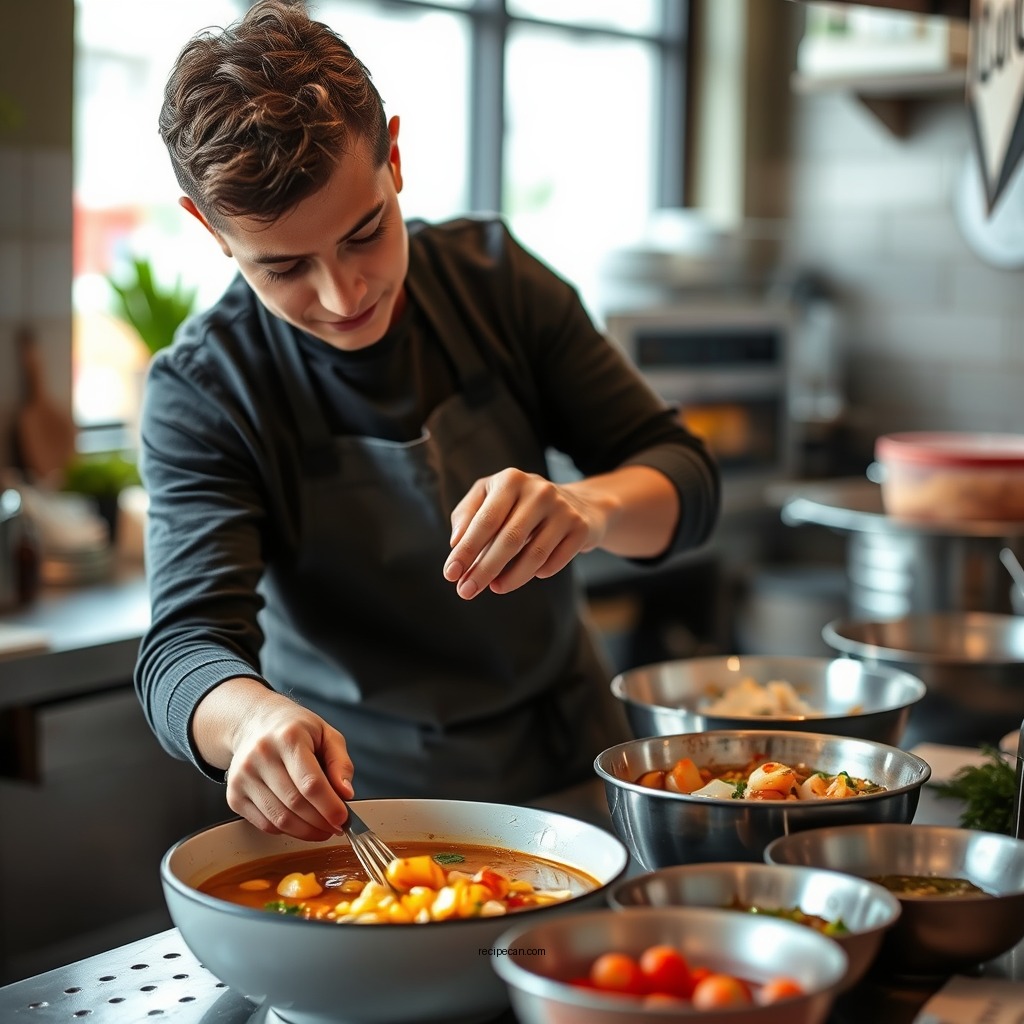 Preparation Steps - corn and shrimp soup recipe