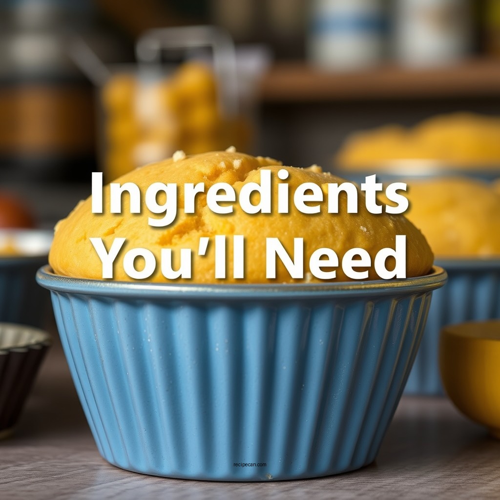 Ingredients You'll Need - corn muffin jiffy recipe
