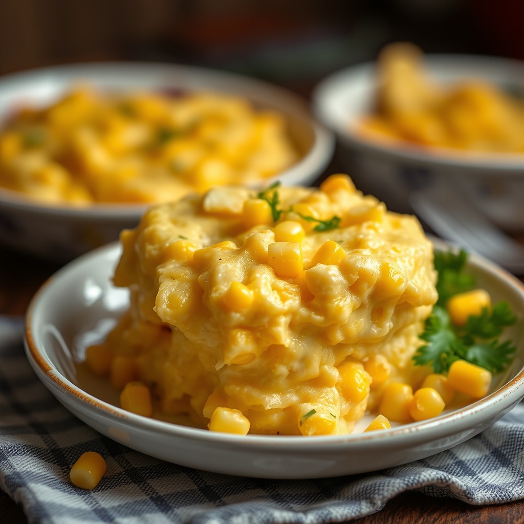 Cheesy Corn Pudding - corn pudding recipes paula deen