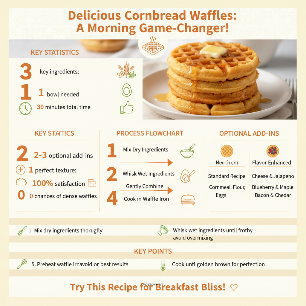 cornbread waffles recipe - Data Infographic and Statistics