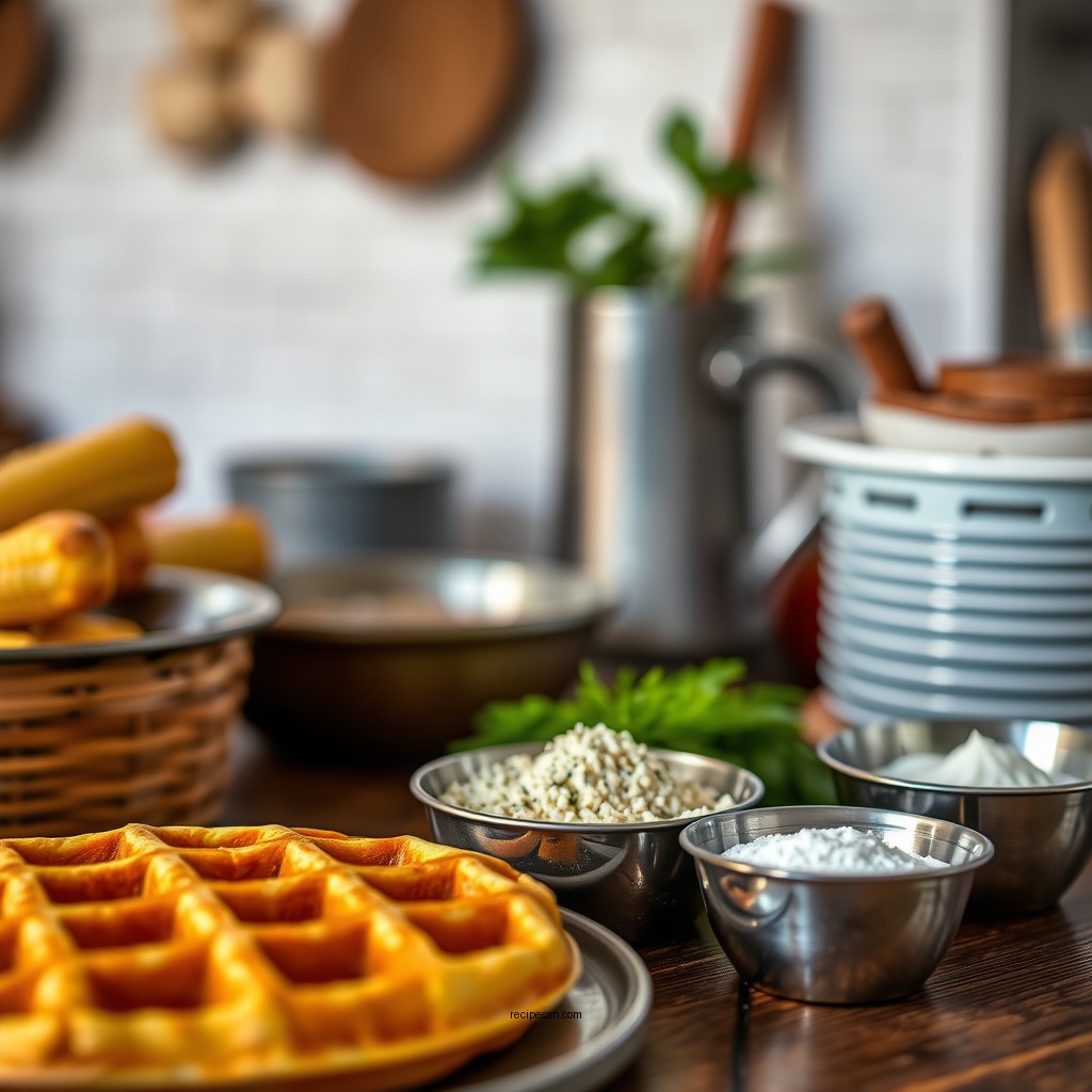 Ingredients You’ll Need - cornbread waffles recipe