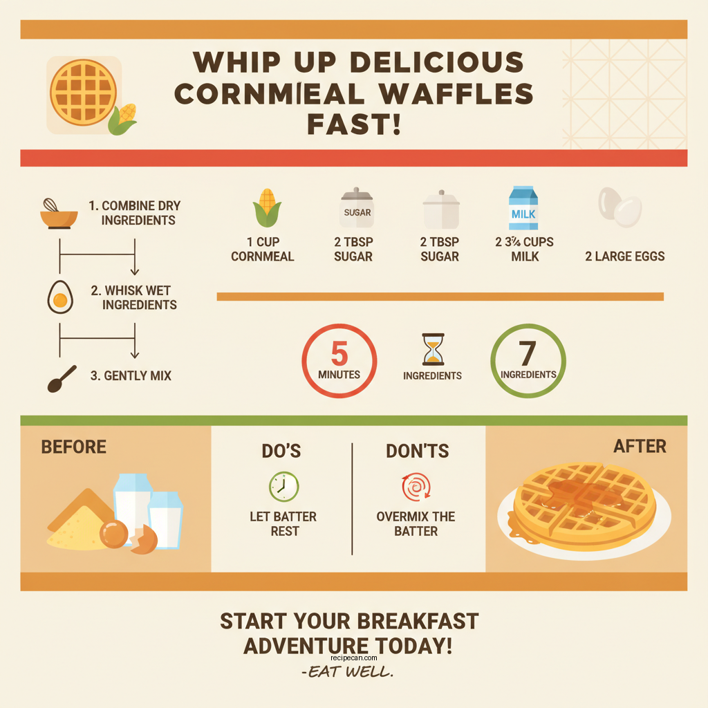 cornmeal waffle recipe - Data Infographic and Statistics