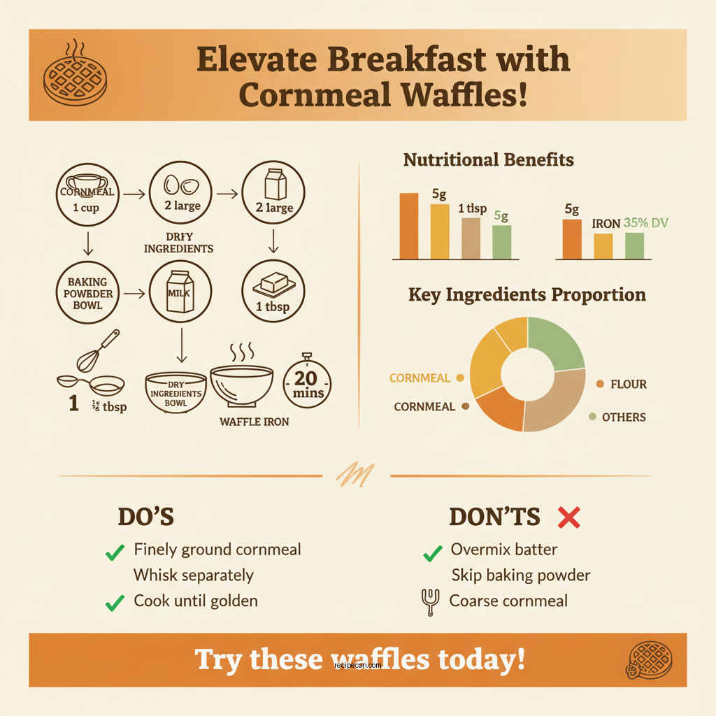 cornmeal waffles recipe - Data Infographic and Statistics