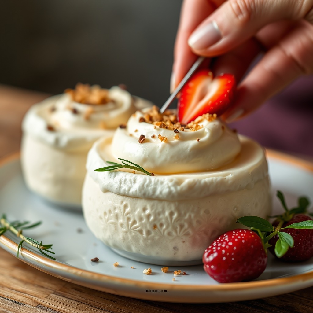Serving Suggestions - cottage cheese mousse recipe