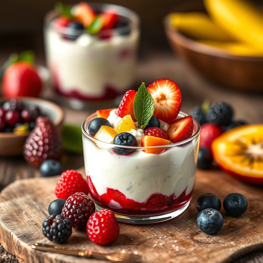 Fruit-Infused Cottage Cheese Mousse - cottage cheese mousse recipes