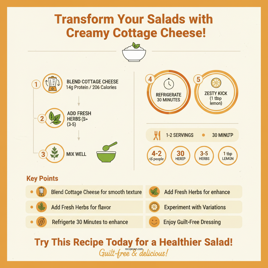 cottage cheese salad dressing recipe - Data Infographic and Statistics