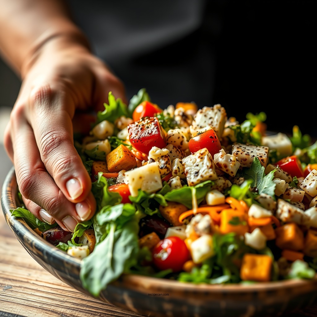 Cooking the Proteins - cpk chopped salad recipe