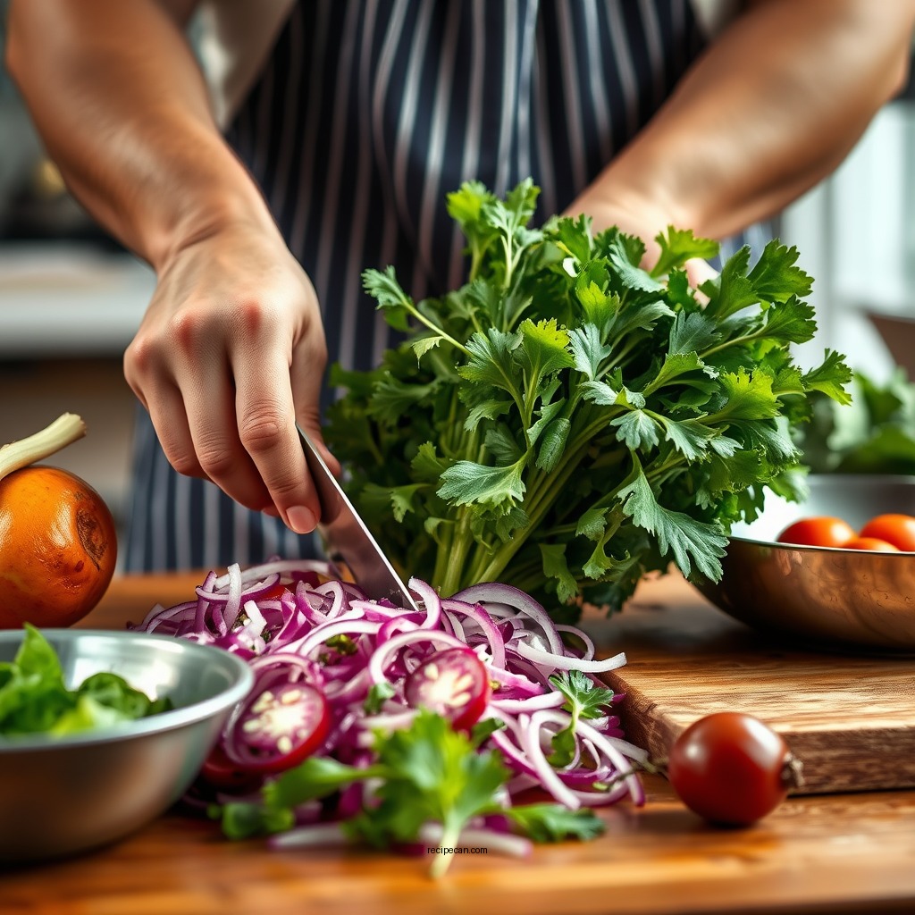 Preparing the Vegetables - cpk chopped salad recipe