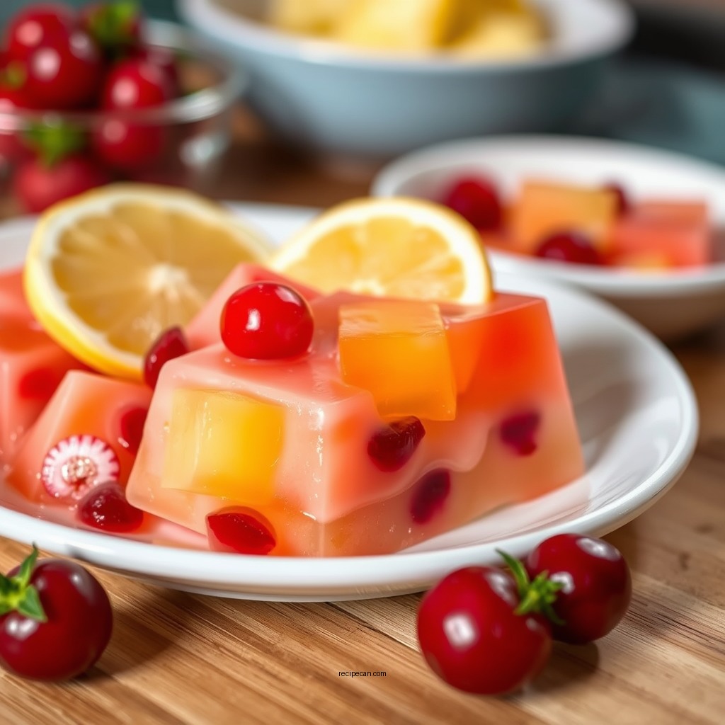 Tropical Cranberry Jello Salad Variation - cranberry jello salad recipes