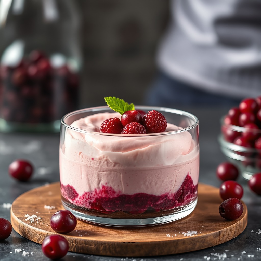 Ingredients Needed - cranberry mousse recipe