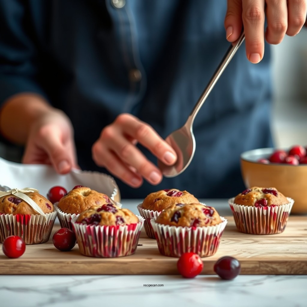 Step-by-Step Instructions - cranberry muffin recipe