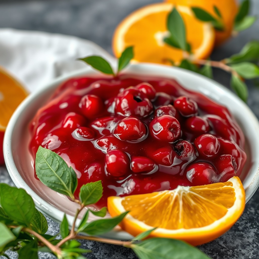 Ingredients You'll Need - cranberry sauce recipe with orange