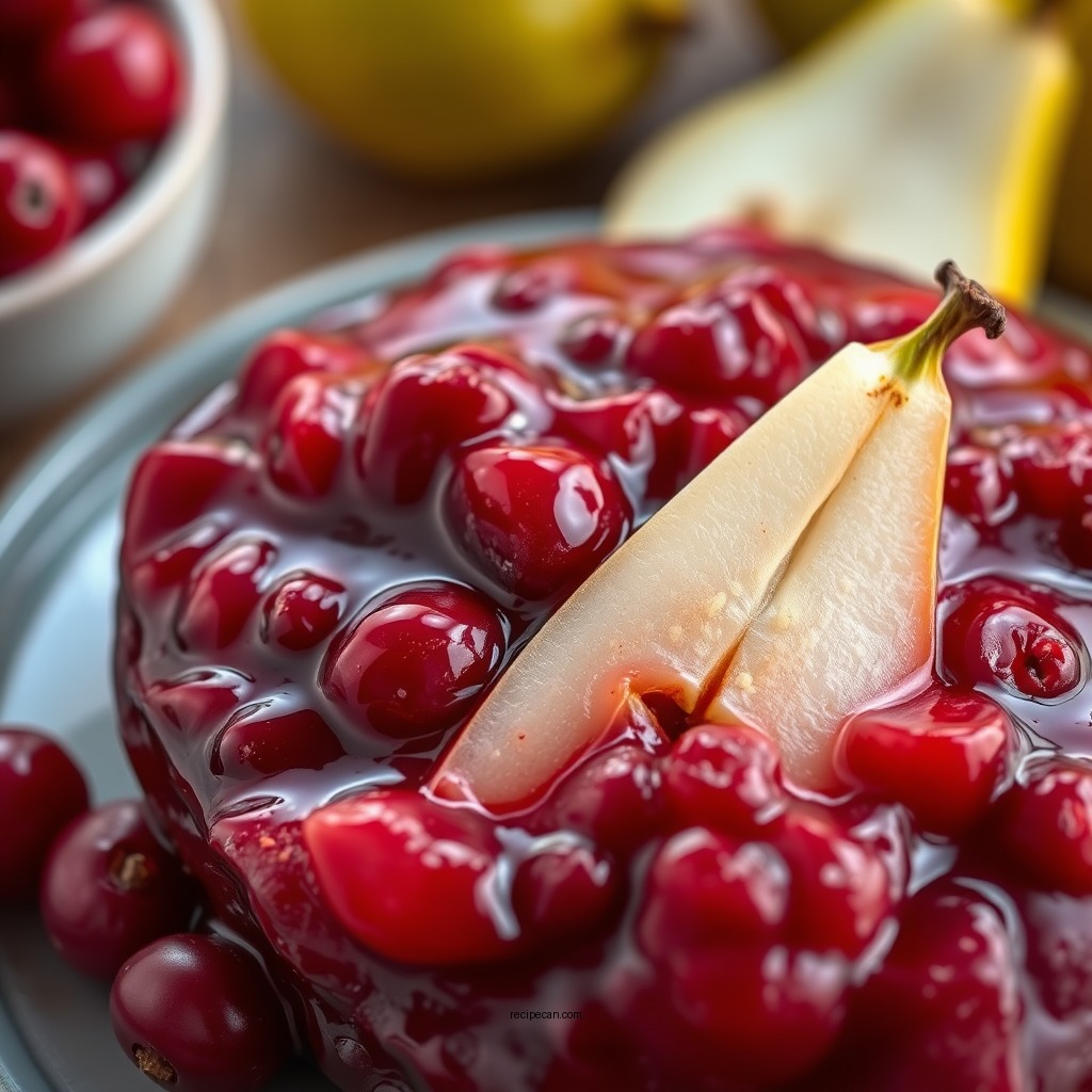 Cranberry Sauce with Apples and Pears - cranberry sauce recipes