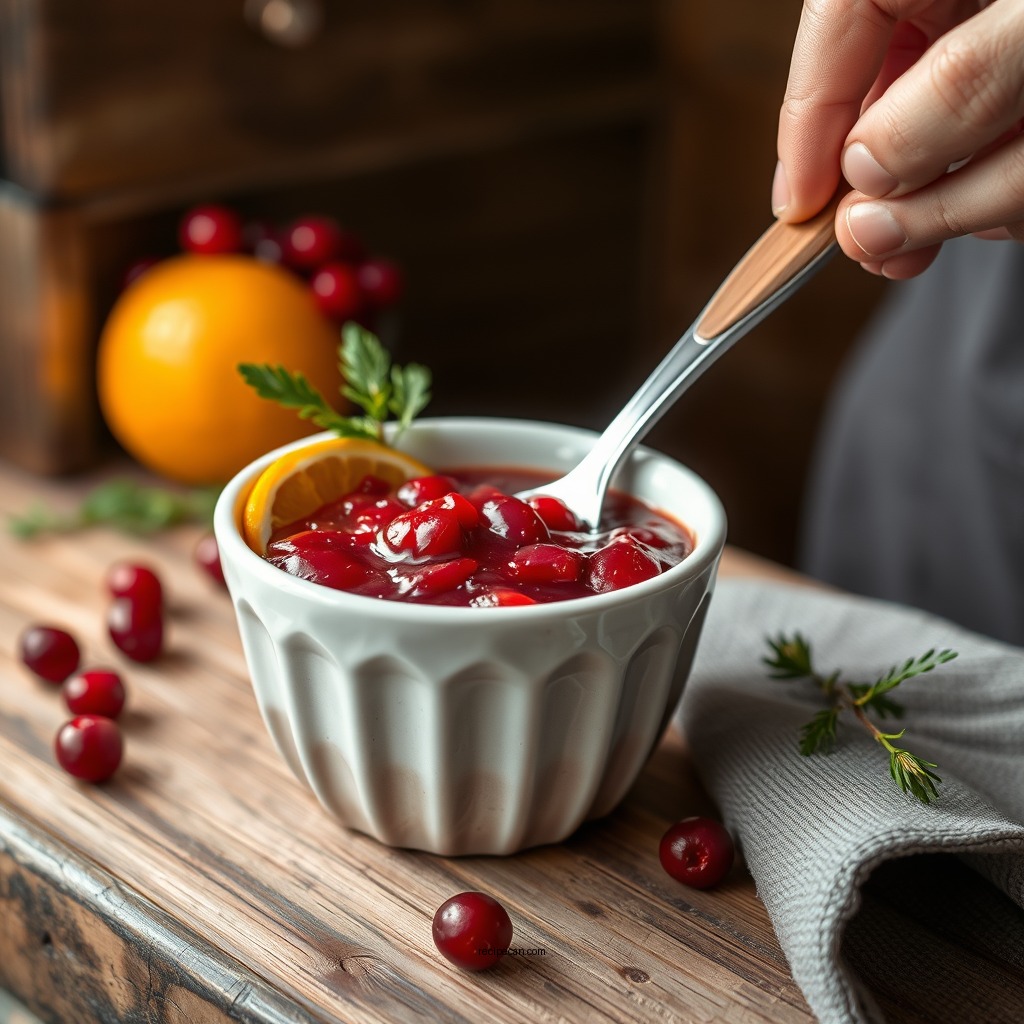 Spiced Orange Cranberry Sauce - cranberry sauce recipes with orange