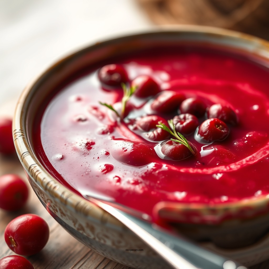 Flavor Variations - cranberry soup recipe