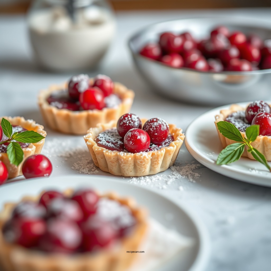 Ingredients You'll Need - cranberry tarts recipe
