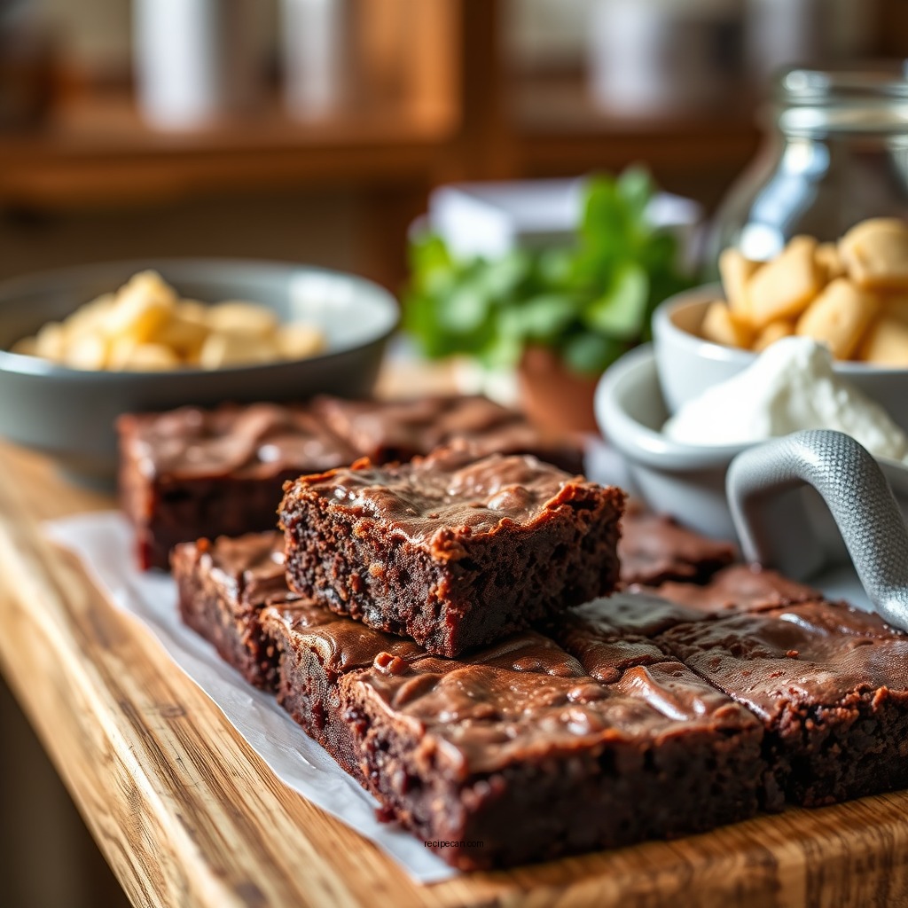 Ingredients You'll Need - cream cheese brownies recipe