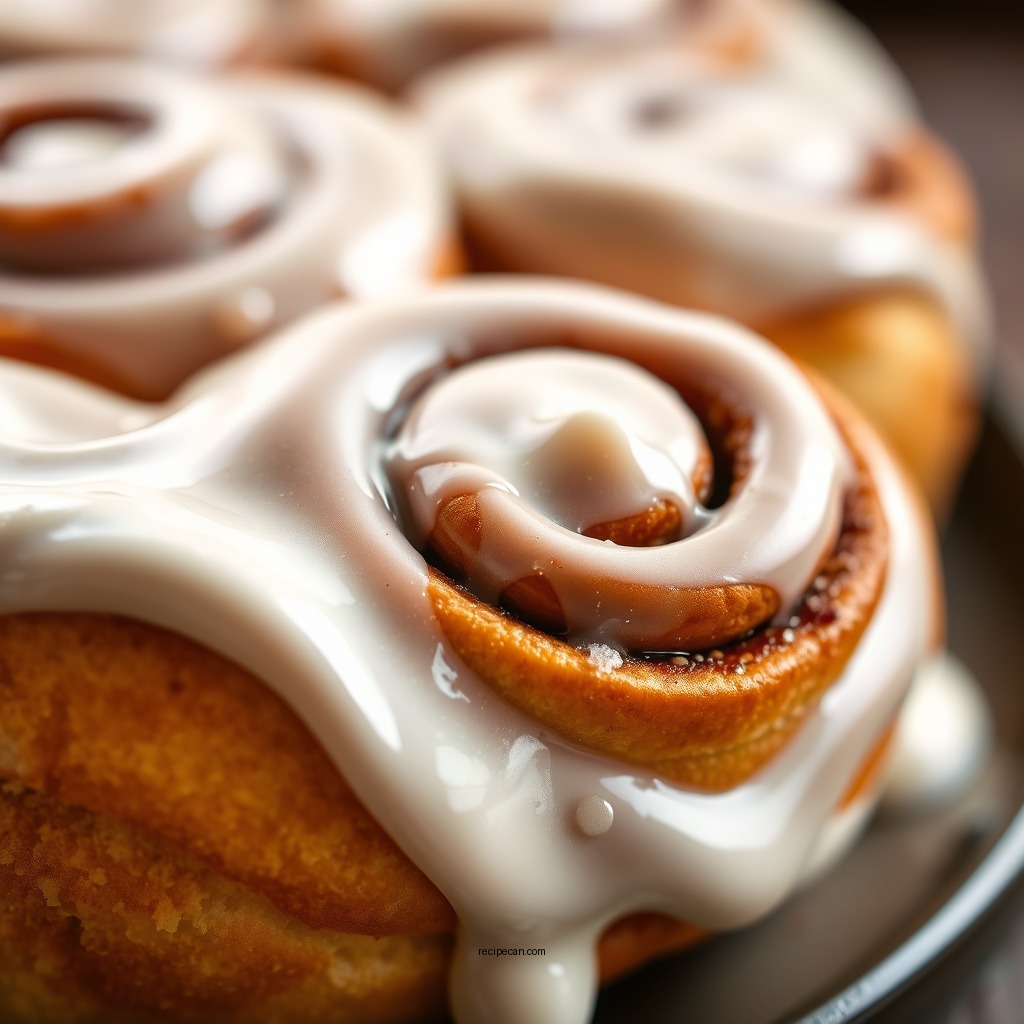 Tips for the Perfect Icing - cream cheese icing recipe for cinnamon rolls