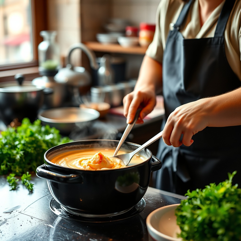 Step-by-Step Cooking Instructions - cream of shrimp soup recipe