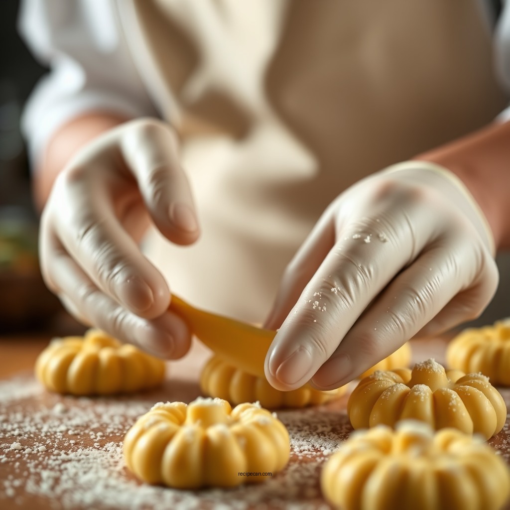 Step-by-Step Instructions for Choux Pastry - cream puff recipe with custard filling